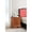 Brown, variant on Dtwnek Wood Nightstand with 2 Drawer and Metal Handle, Brown