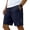 Navy, variant on Domuza Mens Athletic Shorts Running Shorts Quick Dry Workout Shorts Lightweight Gym Basketball Shorts Zipper Pockets Black XL