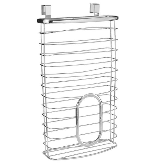 YBM Home Grocery Bag Dispenser Hangs over Cabinet Door, Holds up to 50 Plastic Bags