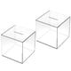 thumbnail image 3 of 2 PCS Transparent Piggy Bank Money Storage Bloque Caja de monedas Acrílico Contenedor de monedas de almacenamiento de monedas de almacenamiento, 3 of 6