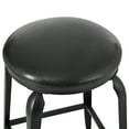 thumbnail image 5 of Seizeen Dining Table Set Counter Height, Retro Bistro Bar Table Set for 3, High Top Pub Table with 3 Cushioned Stools, Space-Saving Dining Room Set Large Weight Capacity, 5 of 14