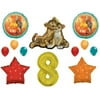 Lion King Balloons 8th Happy Birthday Party Decorations Supplies Simba Nala