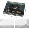 thumbnail image 2 of Cute Rectangle Gaming Mouse Pad - Black Cat Mouse Mat for Computer Desk Laptop Office Home Gaming Working Computers,Cat Lover Gift, Gift for Women and Men 8x10 Inch, 2 of 8