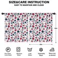 thumbnail image 2 of Blackout Kids Curtains,Red White Blue Baseballs and Stars Pattern Childrens Insulated Curtains Set Of 2,Bedroom Essentials,Toddler Room Decor 52"x63", 2 of 5