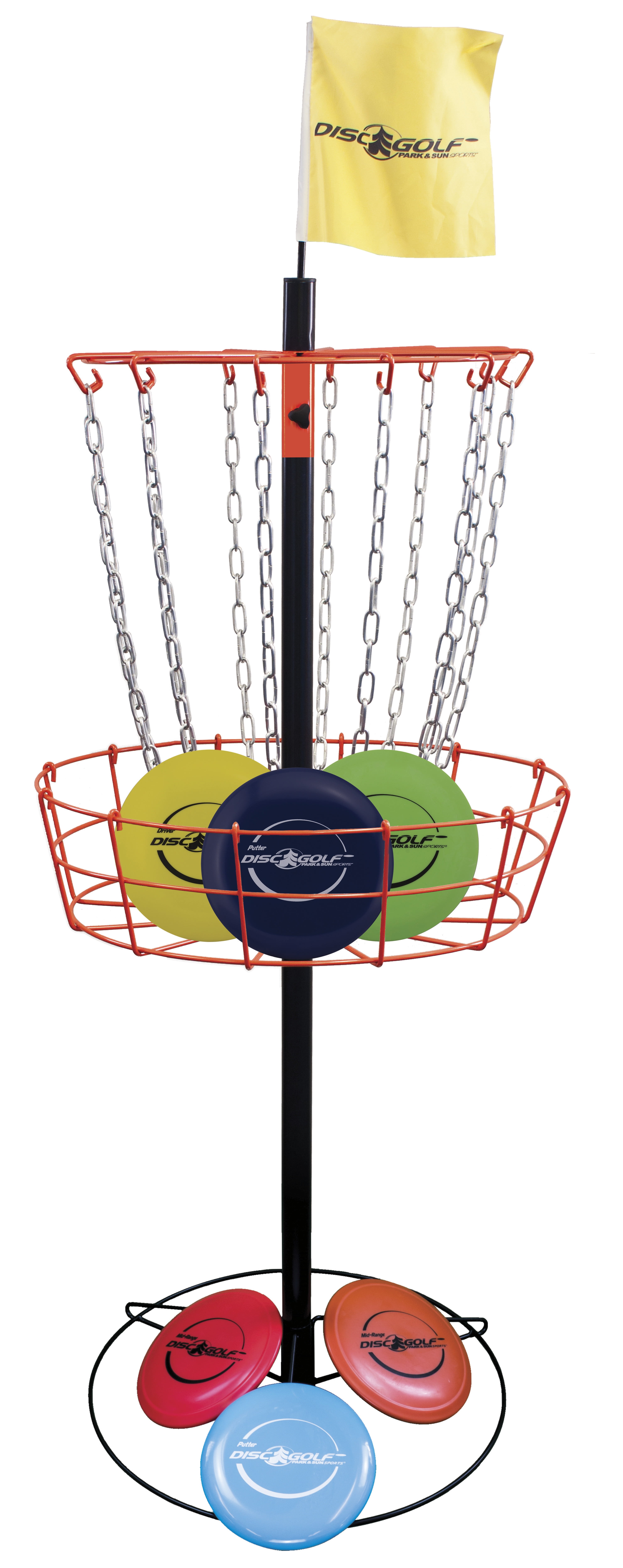 folding disc golf basket