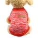 thumbnail image 1 of Fiudx Suéter de Lana de Peluche para Cachorros de Dos Patas, Cálido y Resistente Al Agua, con Capucha, Cinturón Autoajustable, Diseño Funcional En Contraste, Ropa Cómoda para Exteriores, Talla Xs, Ar, 1 of 2