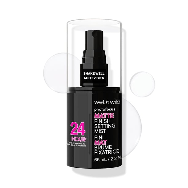 Foco fotográfico Setting Mist wet n Wild, 24 horas de uso, acabado natural