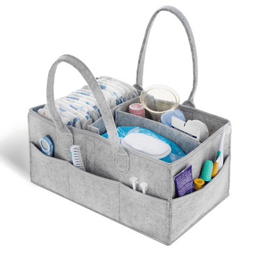 Acorn Baby Diaper Organizer Caddy Bag - Felt 15x9in Baby Diaper Caddy Organizer