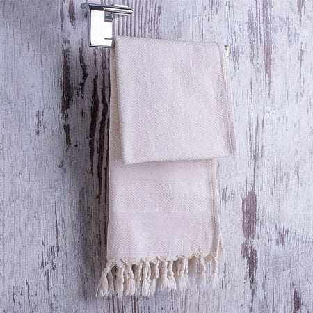 (Set of 2) Certified 100% Organic Cotton & Organic Dye Prewashed Diamond Weave Turkish Hand Face Gym Towel, 18x36 Inches (Vintage )