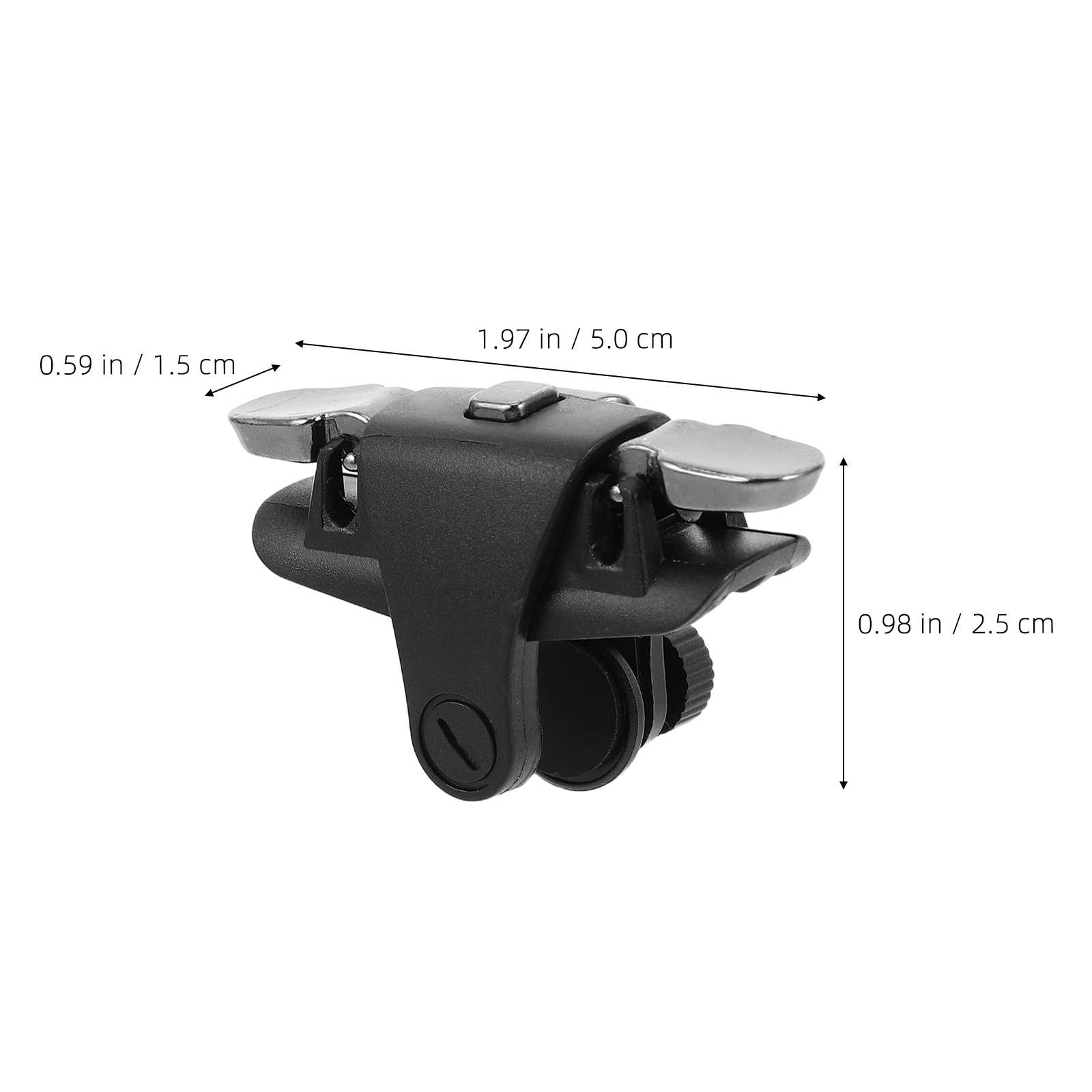 Luxshiny 2Pcs Controlador de Gamepad Portátil para Juegos Móviles con Diseño Ergonómico y Compatibilidad Universal Negro 8
