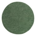 thumbnail image 2 of Unique Loom Everyday Shag Collection Area Rug - Solid (12' 4" Round Green), 2 of 6