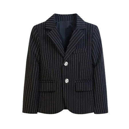 Girl Blazer Long Sleeve Shawl Collar Open Front Formal Black Blazer with Pockets Girls Jackets for Teen Girls 14-15 Years