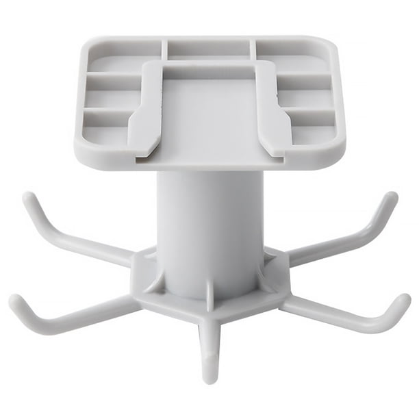 Billuyoard Soporte giratorio para utensilios colgantes, colgador giratorio para cuchara, soporte colgante multifuncional para cocina Almacenamiento y organización del hogar Gris Billuyoard HA7792-03B