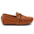 thumbnail image 6 of Odema Toddler Boys Soft Split Leather Slip-On Loafer Boat Dress Shoes, 6 of 6