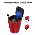 thumbnail image 7 of Portable LED Cigar Smoke Car Ashtray Double Layer Inner Box Ash Cylinder Cup Holder(Red ), 7 of 7