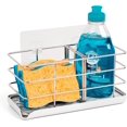 thumbnail image 1 of Organizador para fregadero de cocina, soporte para esponja de fregadero, acero inoxidable, organizador de detergente y jabón, soporte para lavabo de baño, esponjas y dispensador no incluidos, 1 of 5