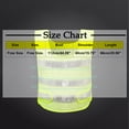 thumbnail image 3 of Fashion YLSDY Safety Vest with Reflective Strips High Visibility Hunting Jogging Breathable Mesh Lightweight Adjustable for Men Yellow Free Size, 3 of 9