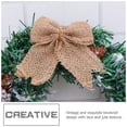 thumbnail image 2 of Bow Tie Swallowtail Clothing Christmas Tree Bows Christmass Ornaments Ribbon Pendant Hanging Decor 12 Pcs, 2 of 6
