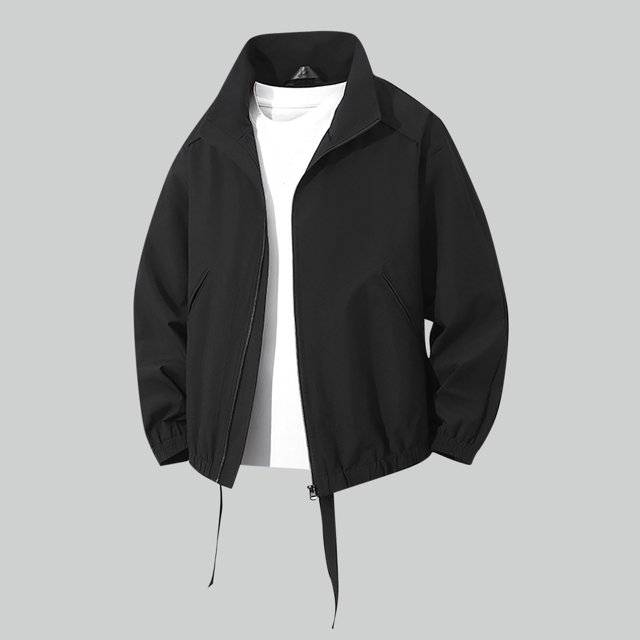 Blusa y camisa de manga larga con cuello vuelto para hombre, moda masculina, fina, color liso, manga larga, cuello, botón, bolsillo, abrigo grande, poliéster, parte superior