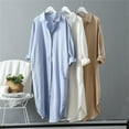 thumbnail image 2 of Clothing 2025 Super Soft Wrinkle Free Button Down Shirts for Women Formal Work Dress Blouses Tops Womens Button Down Shirts Boyfriend Long Sleeve Oversized Blouses Tops, 2 of 4