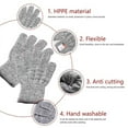 thumbnail image 4 of 2 Pairs Cut Gloves Food Grade Level 5 Hand Protection,Kitchen for Oyster Shucking(Medium), 4 of 4