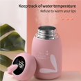 thumbnail image 3 of Portable Vacuum Flask Intelligent Temperature Measurement Kid Insulated Water Bottle For Children Student Pink, 3 of 6