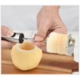 thumbnail image 5 of Taladro de verduras de acero inoxidable - Descorazonador de frutas y espiralizador de verduras Mango ergonómico con 4 tamaños para descorazonar y ahuecar..., 5 of 5