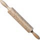 thumbnail image 1 of Christmas wooden rolling pins Musical notes Engraved embossing, 1 of 5