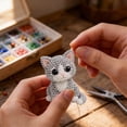thumbnail image 4 of Eqslft 1PC Tiny 3D Beaded Animal DIY Kit, Beads for Crafts, Handmade Bead Art Mosaic Set, Stress Relief Creative DIY Decoration Gifts with Instructions, 4 of 5