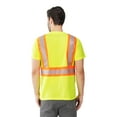 thumbnail image 2 of Hi Vis T-Shirt - Safety Shirt, ASNI Class 3 Segmented Reflective Safety T-Shirt-6685R-Yell-Lg, 2 of 8