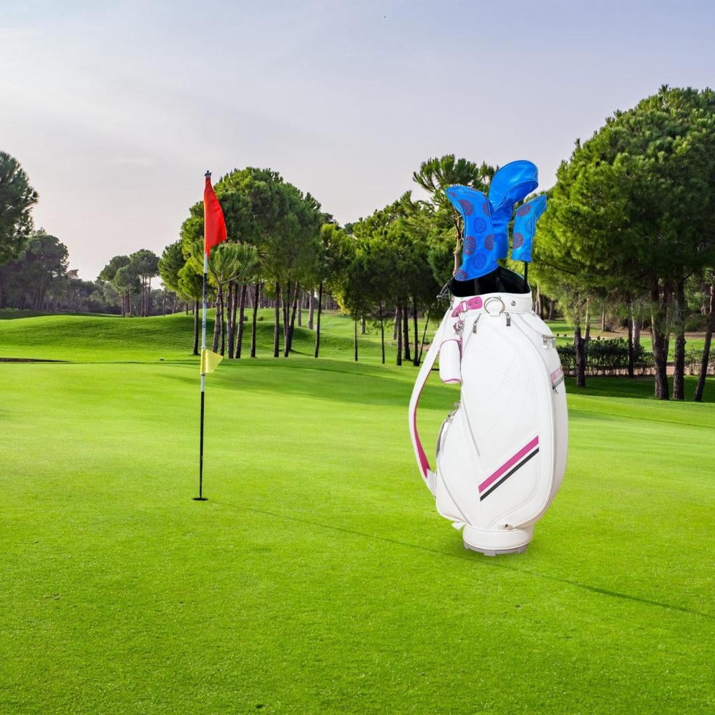 CEORPER 3Pcs Waterproofs PU Golfs Club Head Cover Replacement Driver Headcover