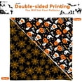 thumbnail image 6 of Fall Halloween Dog Bandanas Reversible 2 Pack Small, Black Pumpkin Ghost Spider Web Cute Halloween Pet Bandanas for Dogs Adjustable Triangle Holiday Scarves for Small Medium Boy Girl Dogs, 6 of 6