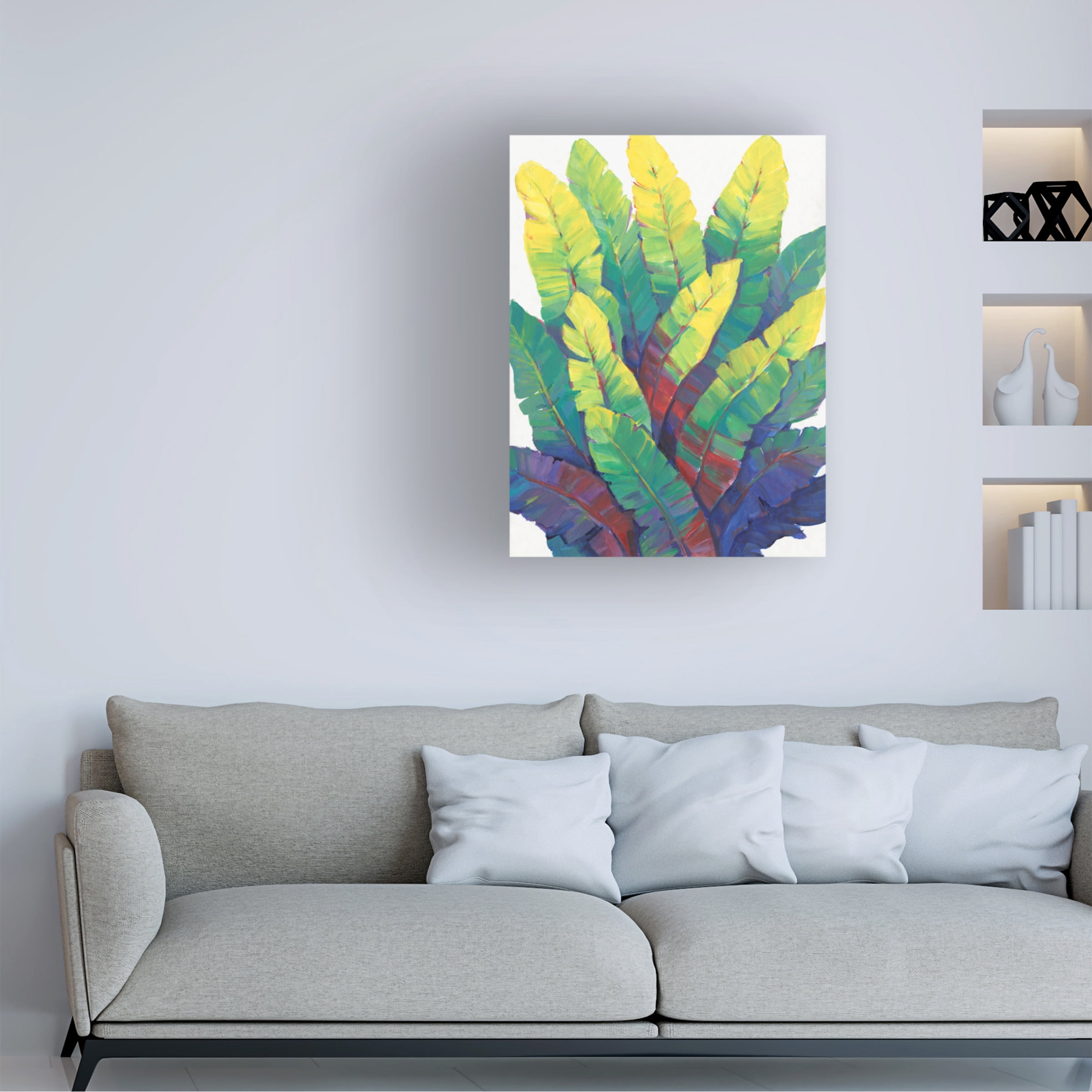 Tim OToole 'Sunlit Banana Leaves I' Canvas Art