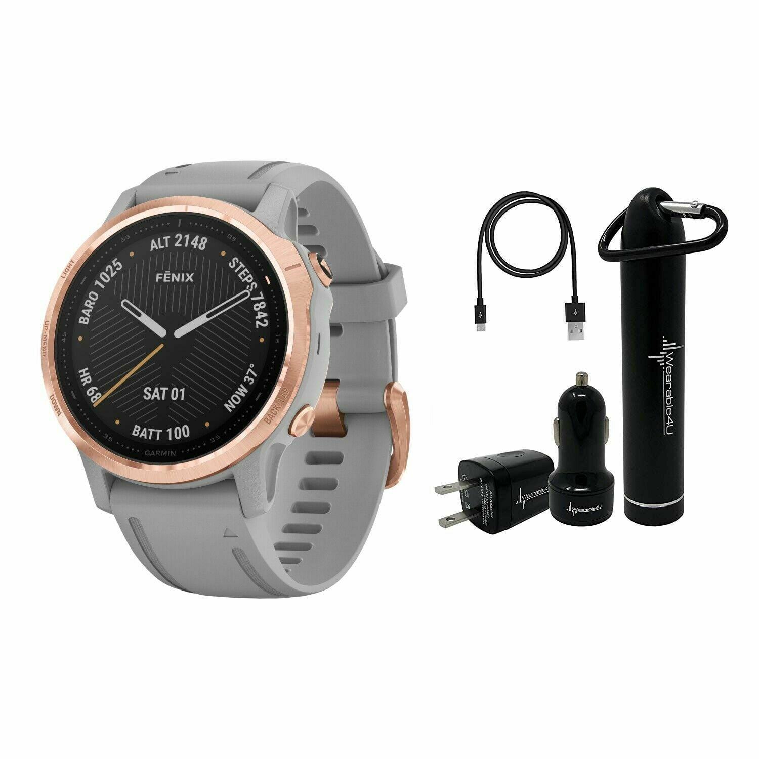 garmin fenix 6s rose gold