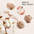 thumbnail image 4 of Cat Dog Rope Toys Cleaning Teeth Grinding Teeth Interest Interactive Wear Resistant Knot Toy Play Entertainment Pet Supplies (TwoWay Pull The Ball), 4 of 7