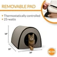 thumbnail image 4 of K&H Abri extérieur Thermo-Kitty Mod Brun, 4 of 7