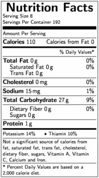Sunkist Orange 100 Percent Frozen Concentrate 3 Plus 1 Juice, 32 Ounce -- 12 per Case