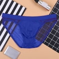 thumbnail image 2 of FhsagQ Underwear Underwear for Men Pack Cotton White Super Fit Mens Low Rise Briefs Ice Thread Underpants Fashion Ride up Underwear Pant Mens Underwear Boxers Briefs Super Fit Blue M, 2 of 4