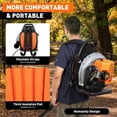 thumbnail image 4 of 2024 New Upgraded 65CC 2-Stroke 850CFM 4.3HP Commercial Backpack Gas Leaf Blower, 4 of 10