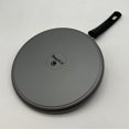 thumbnail image 3 of Starfrit La Forge Classic 9.5" Flat Tava Pan, Ideal for Thin Crepes, Dosas, Chapatis, Parathas and More, Non-Stick Forged Aluminum, Oven Safe, Black, 3 of 5