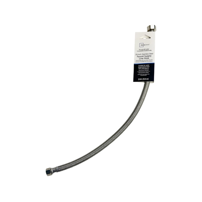 Mainstays 20" Braided Stainless Steel Water Supply Line photo 6
