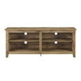 thumbnail image 3 of Walker Edison Wood TV Stand for TVs up to 64" - Barnwood, 3 of 7
