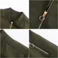 thumbnail image 2 of U.Vomade Mode Veste Automne Hiver pour Femmes Décontractée Couleur Unie Veste en Coton Fine, 2 of 5