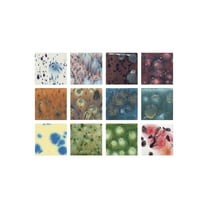 Sax Crystal Magic Glazes, 4 Ounce Jars, Assorted Colors, Set of 12