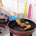 thumbnail image 6 of Silicone Cooking Kitchen Tongs Food BBQ Salad Bacon C Tools SteakBread P4F7 T4W5, 6 of 9