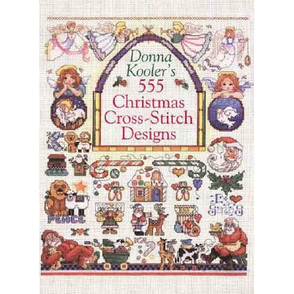 Donna Kooler's 555 Christmas Cross-Stitch Designs (Paperback)