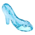 thumbnail image 4 of Escultura de mini zapatos de tacón de princesa para decoración de fiestas de niñas. azul, 4 of 9