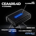 thumbnail image 2 of Amplificador para auto ORION CEA400.4D de 400 W RMS, 4 canales, clase D, 2 of 5