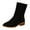 Black, variant on Rokment Women's Winter Fall Mid Calf Dress Boots 2025 Ladies Suede Pointed Toe Chunky Low Heel Short Ankle Booties