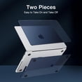 thumbnail image 3 of MOSISO Case for MacBook Pro 16 inch Case 2024-2021 M4 A3403 A3186 M3 A2991 M2 A2780 M1 A2485 Pro Max, Ultra-Thin Natural Original Color Protective Plastic Hard Shell Case, Midnight Blue, 3 of 6